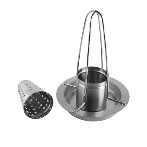 Grille à poulet 17,5 x 24 cm avec support vertical pour cuisson uniforme - 3
