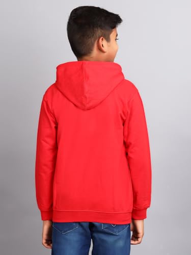 Image of ZION Hoodies for Boys - Cotton Hoodies Sweatshirt with Zipper | Solid & Regular Fit with Embroidery | Long Sleeve | for Every Occasion | Multiple Sizes & Colors (Pack of 1)
