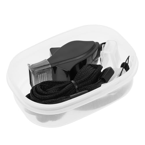 Silbato Deportivo de Acero Inoxidable Yardwe Negro miniatura 1