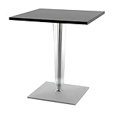  Kartell - TopTop gamba e base quadrata con piano laminato tavolino