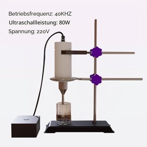 Ultraschall-Homogenisator für Kaffee- und Kräuterextraktion, höhenverstellbarer Ständer/Handheld, ideal für die Zubereitung von Milch und Tee