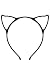 Dani's Choice Cat Ear Headband - Black