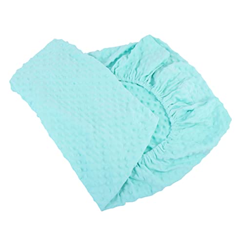 KICHOUSE Protector Breathable Cotton Mat Safe for 's Skin Mint Green Reusable Cover