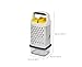 Joseph Joseph Multi-Grip Box Grater with Precision food grip, Stainless Steel blades for grating and slicing, non-slip base, Dishwasher safe