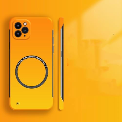 Coque iPhone 14 Pro Max orange sans cadre pour sublimer votre style au quotidien