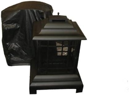 Miniatura 2 de Fire Sense 60370 - Cubierta de vinilo para chimeneas de patio para exteriores, cubierta protectora de fieltro para exteriores, interior de calibre
