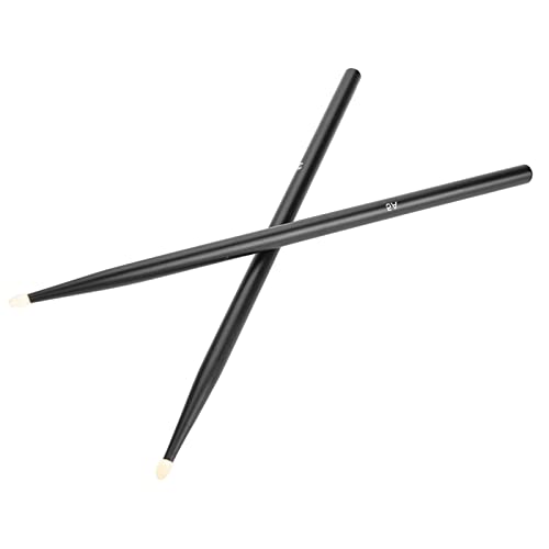 KIMISS 1 Par Baquetas de Batería 5A de Madera de Maple - Negro - Baquetas Profesionales para Músicos y Bateristas miniatura 4