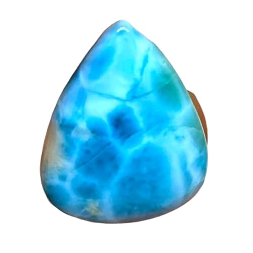 Larimar cabochon poire 27x21mm pour création bijoux DIY GH_NAT_07160