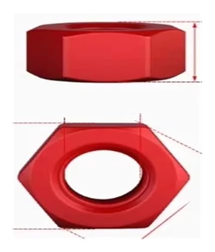 5`100    vX`bN iCibg Zpibg M2 M2.5 M3 M4 M5 M6 M8 M10 12 M14 M16 M18 M20 n[hEFAibg(Red,M8(20pcs))