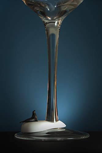 Qualy Set per calici da vino a forma di sei diversi animali, in plastica di alta qualità, multicolore, dimensioni: 3,2 cm x 4,3 cm x 3,1 cm, QL10191-MX - Image 8