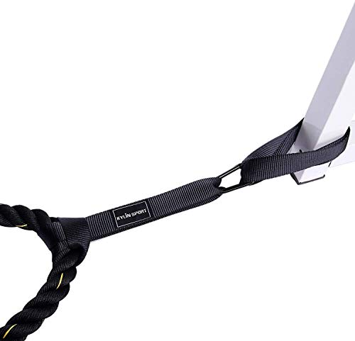 KYLIN SPORT 2 Sangles en Nylon pour Corde de Bataille Corde d'entraînement Corde de Fitness Bataille Ondulatoire Cover
