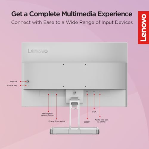 Lenovo L-Series 22 inch (54.6cm) | FHD IPS Ultraslim Monitor| 75Hz, 99% sRGB, 4ms, AMD FreeSync, HDMI 1.4, VGA, 2X3W Speakers,Tilt Stand, for Home... - Image 3
