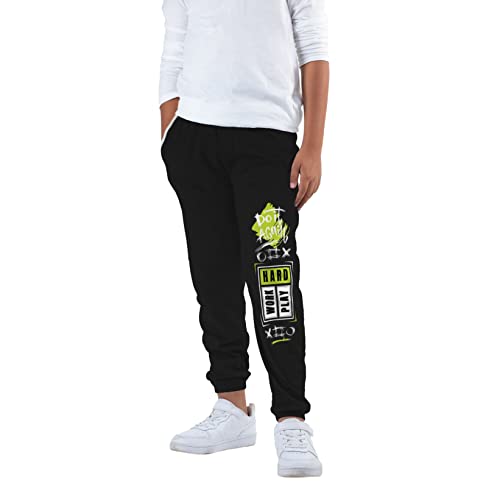 Image of KYDA KIDS Boy's Regular Fit Mid Rise 100% Cotton Track Pant - (Pack of 2)