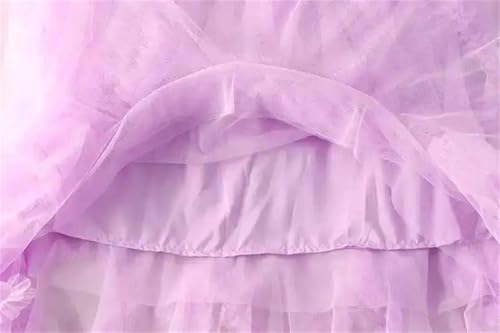 Women's Weekend Midi Skirt Solid Wedding Party High Waist Irregular Gauze Cake Long Skirts4