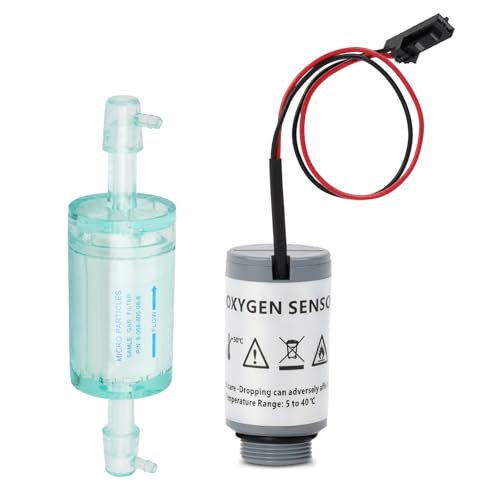 OEM 16916 O2 Sensor Compatible Replacement for Robinair 16916 Replacement Sensor O2 Sensor 1-16-1013-00-2 Fits R1234yf AC Machines Includes 16913 Refrigerant Identifier Filter