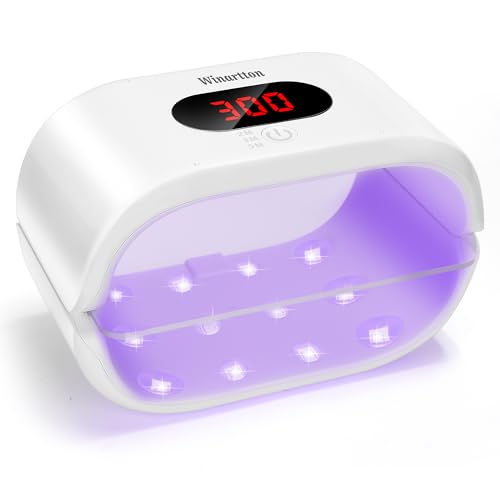 Winartton Lámpara UV para curar resina - Lámpara UV de doble cara para curar resina, Lámpara UV para hacer joyas de resina, curar moldes de resina, proyectos DIY de resina