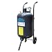 SwitZer 38L 10 Gallon Sandblaster Equipped with Nozzle Shut-Off Valve Pressure Gauge Ceramic Nozzle 2.5m Hose Filling Funnel Watertrap 6" Rubber Wheels and Can Vas Hood
