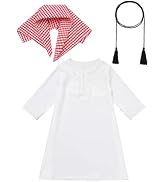 IBTOM CASTLE Newborn Baby Boys Abaya Muslim Robe Saudi Long Sleeve Kaftan Turban Arabic Dubai Eid...