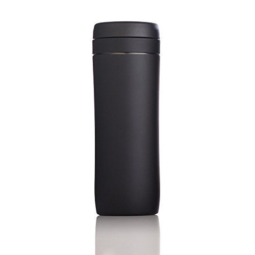ESPRO P1 Travel Tea Press, 12 oz, Matte Black