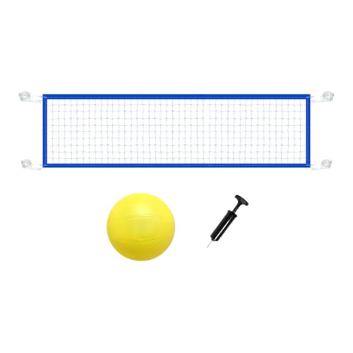 Red de voleibol de piscina integrada para juegos de agua y deportes en el jardín