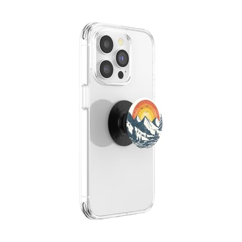 Image of PopSockets Adhesive Phone Grip, Holder- Epic Altitudes | Secure Comfortable Hold, Anti-Drop, Kickstand, Nature, Leaf, Electronic Accessories, For iPad /Kindle /iPhone /Android