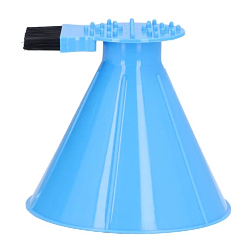 NYSUZHOUJI Ice Scraper Plastic Cone Multi Functional Funnel Snow Remover with Brush for Car Windshield