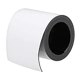 uxcell Dry Erase Magnetic Strip 4 Inch X 6.5 Feet Magnetical Tape Labels Stickers Writable for Whiteboards Refrigerator and Crafts