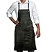 REDSALT®, grembiule in pelle di bufalo, vintage look, 84 x 62 cm, ideale come grembiule per barbecue per attività all'aperto, gastronomia, bar, barista, come grembiule da cucina, regalo per uomini