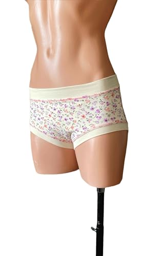 Transgender Kids Soft Cotton Underwear, Double Front Pad, Wide Gusset, Compression Tucking (8, Light Pink)