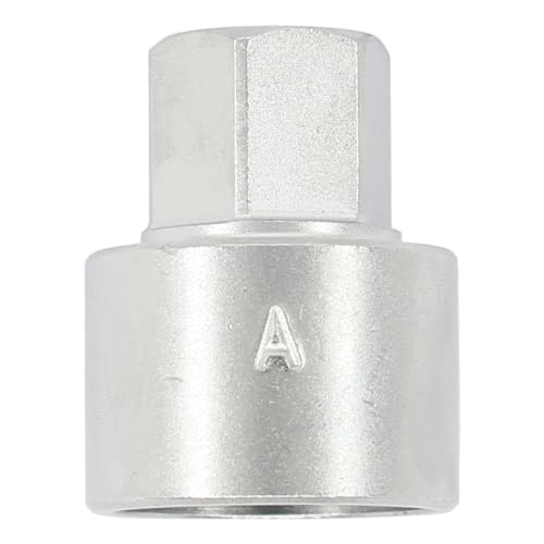 Radschloss Radmutter Entfernung Steckschlüssel Felgenschloss Adapter Radschrauben Schlüssel Nuss Radsicherung Entfernen für Passat B6 Golf 6 Polo 6R Scirocco Shar-an 7N Ti-guan 5N Je-tta Beetle EOS