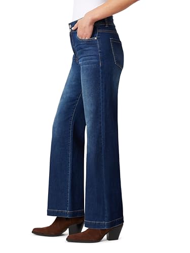 Angels Forever Young Women's Everbreeze Curvy High-Rise Relaxed Flare Jeans3