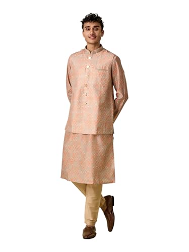Ensemble de 3 vestes brodées anti-plis en soie synthétique pour rester élégant