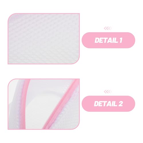 Bolsa de lavado para ropa interior OSALADI de poliéster semicircular pack de 4 unidades 4