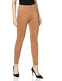 Damen, Hose, Leggings, Velours, Leder, comma, Alcantara