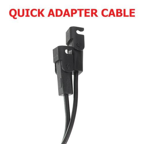 Cable Divisor de 2 Pines para Sillón Reclinable de 2 Metros Negro Conector de Plástico 5
