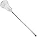 STX Lacrosse Stallion 200 Boys Complete Stick with Mesh Pocket, Attack/Midfielder, White