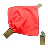 Airsoft Dead Rag - Bright Red Quick-Deploy Pouch, Molle Compatible for Airsoft Games (Tan)