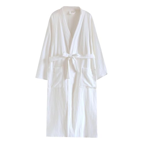 Camisón de noche para hombre tipo yukata japonés y bata ligera de primavera