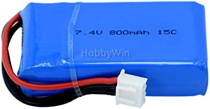 7.4V 2S 800mAh 15C LiPO Battery XH2.54-3P Plug fit for Walkera DEVO F7 7CH Transmitter