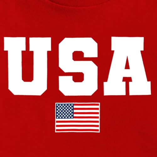 Image of 4th of July Shirts Toddler Boys Girls American Flag USA T-Shirt Kids Patriotic Tee Tops