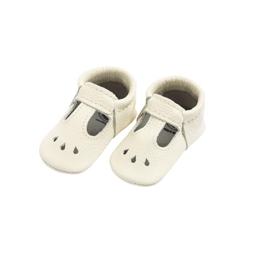 Image of Freshly Picked First Pair Baby Girl Mary Jane Shoes - Leather Baby Moccasins - Soft Sole Baby Shoes, Infant Shoes, Crib Shoes