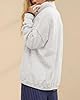 Gacaky Sweatshirt for Women Oversized Casual Long Sleeve Button Henley Neck Pullover Tops Fashion Outfits Clothes #2
