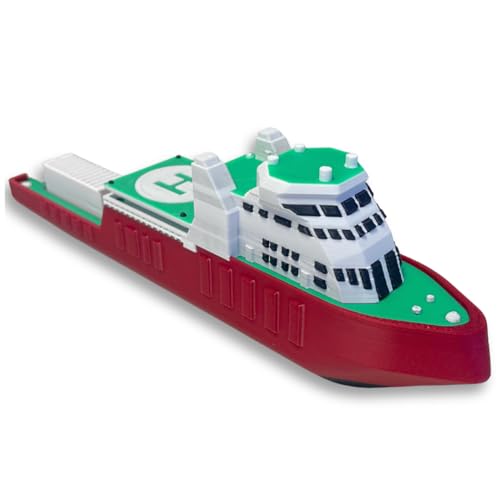 Sands Original Products 8-Inch Modern Icebreaker Model – Polar Exploration Vessel – Maritime Desktop Display & Arctic Research Series