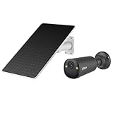 Dahua BF8C Überwachungskamera Aussen Solar 8MP mit 4K Ultra HD & 122° Blickfeld - Solar Kamera, WLAN Kamera Outdoor mit KI-Erkennung, Farbnachtsicht, IP66, Zwei-Wege-Audio, Schwarz