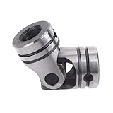 WEKONUMEX Kardanwellenkupplung, Drehbare Universalgelenkkupplung Welle Motorverbinder DIY Lenkstahl 8/10/16/20 mm(8mm)