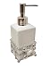 Imagen de DOSIFICADOR DISPENSADOR JABON BAÑO Porcelana Cuadrado Soporte 325ML Variado