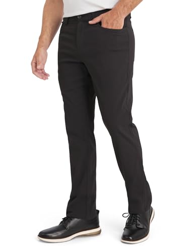Image of Weatherproof Vintage Casual Hiking Pants for Men - Lightweight Stretch Travel Mens Work Pants with Utility Cargo Pocket