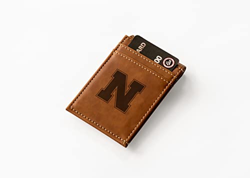 Image of NCAA Laser Engraved Front Pocket Wallet - Compact /Comfortable /Slim