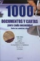 1000 Documentos Y Cartas Para Cada Necesidad : Todos Los Modelos Y Tipos 8431533935 Book Cover