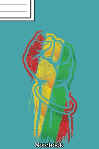 African Pride Fist Black Americans Gift Black History Month Notebook: black history month: notebook journal 6*9 inches 110 pages cover matte finish ... Women, Men & Kids To Celebrate black history